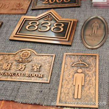 Personalized Metal Sign Letters Engraving Metal Signs Plates
